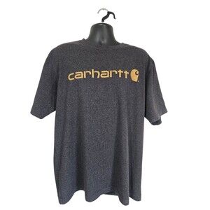 Carhartt Large men's loose fit gray short sleeve T-shirt crew neck workwear